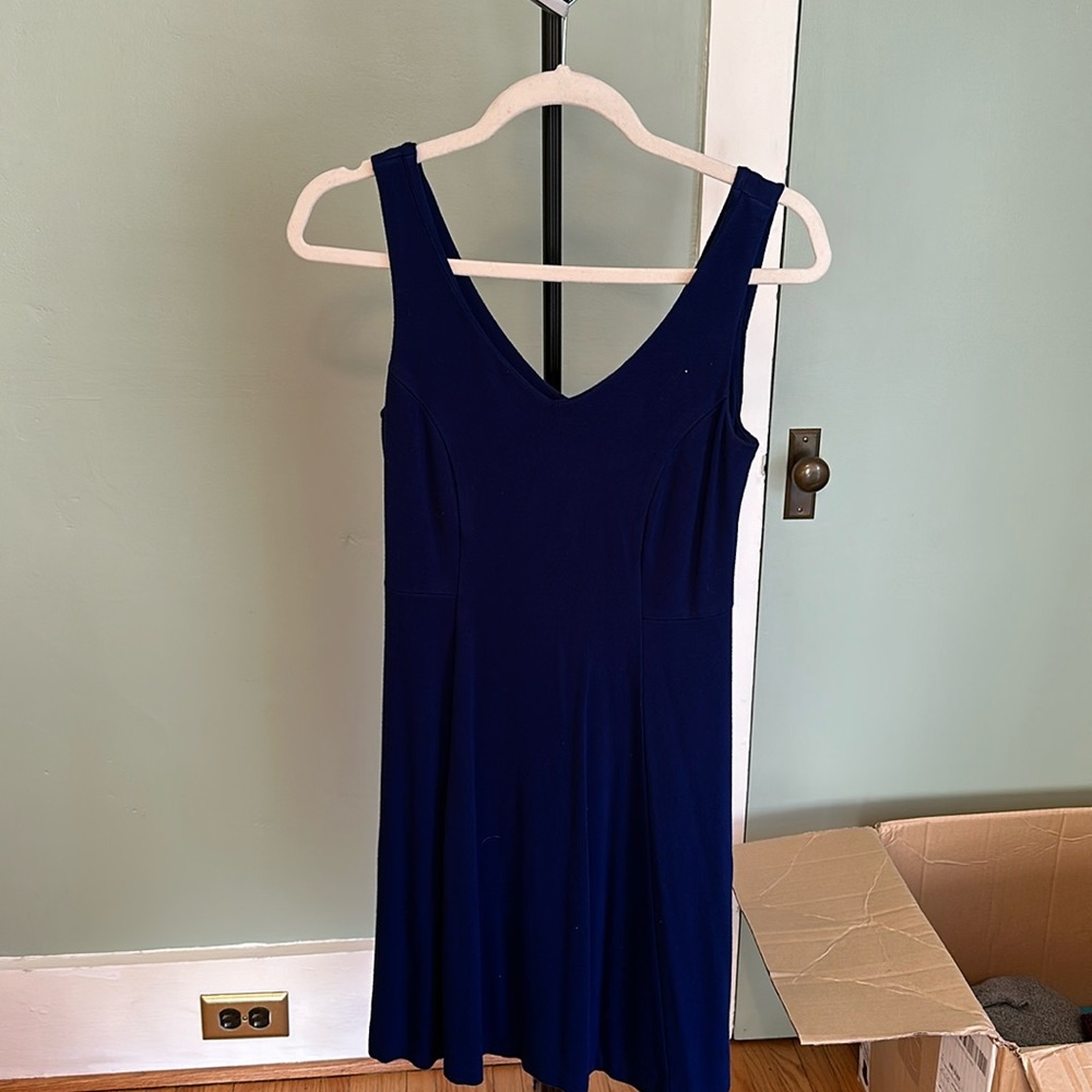 Blue dress